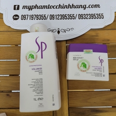 Dầu gội và dầu hấp tăng phồng Wella SP Volumize Mask & Shampoo 1000ml-400ml