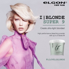 Bột tẩy tóc tím (khử vàng) Elgon I-Blonde Ultra Violet Bleach (Purple Bleach Powder) 500ml