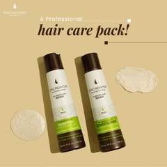Bộ dầu gội xả dưỡng ẩm siêu nhẹ Macadamia Weightless Repair
