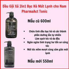 Dầu gội xả Tonic Rinse In Shampoo PHARMAACT Nhật Bản 600ml