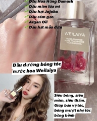 : Dầu Dưỡng Tóc Hoa Hồng Weilaiya Rejuvenate Vitality Rose Essence Pure Fragrance Hair Care Oil 40ml