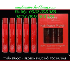 SOPHIA PLATIUM PROTEIN PHỤC HỒI TÓC HƯ NÁT 10*13ML