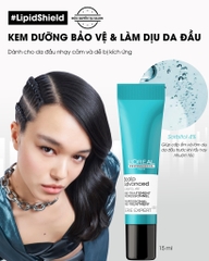 KEM DƯỠNG L'OREAL BẢO VỆ VÀ LÀM DỊU DA ĐẦU NHẠY CẢM, DỄ KÍCH ỨNG Lipid Shield 15ml*10 tuýp