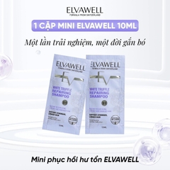 Dầu gội xả Elvawell phục hồi/ kiềm dầu/ trị gầu dạng gói 10ml (DÙNG THỬ, DU LỊCH, CÔNG TÁC)