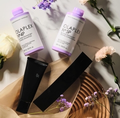 DẦU GỘI OLAPLEX 4P VÀ DẦU XẢ 5P TONING KHỬ VÀNG CHO TÓC TẨY 250ML