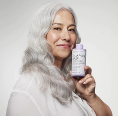 Bộ đôi chăm sóc tóc tím chuyên dụng cho tóc tẩy, tóc sáng màu OLAPLEX No.4P và OLAPLEX No.5P