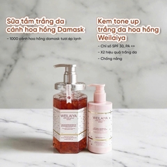 Kem Body Truyền Trắng Nâng Tone Bảo Vệ Da Weilaiya White Tone-Up Body Cream SPF30 PA+++ 200ml