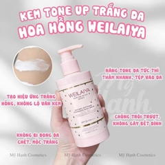 Kem Body Truyền Trắng Nâng Tone Bảo Vệ Da Weilaiya White Tone-Up Body Cream SPF30 PA+++ 200ml