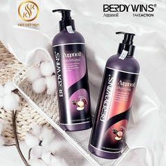 DẦU GỘI XẢ BERDYWINS ARGAN OIL Shampoo, Conditioner 1000ml+HẤP TÓC Mask Berdywins 500ML