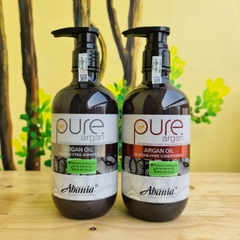 DẦU GỘI XẢ DƯỠNG CHẤT PHỤC HỒI ABANIA PURE ARGAN 500ML*2