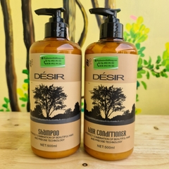 Dầu gội và dầu xả Desir Argan siêu mượt 500ml
