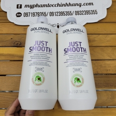 Dầu gội & xả Goldwell làm mượt tóc Dualsenses Just Smooth taming Shampoo & Conditioner
