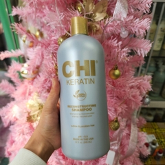 (Chính hãng công ty) Bộ dầu gội xả CHI Keratin Reconstructing Mỹ 355ml - 946ml