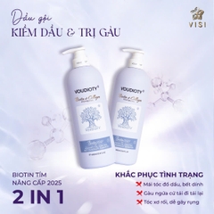 BIOTIN&COLLAGEN TÍM 2 IN 1 KIỀM DẦU, TRỊ GẦU 500ML 1000ML