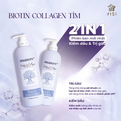 BIOTIN&COLLAGEN TÍM 2 IN 1 KIỀM DẦU, TRỊ GẦU 500ML 1000ML