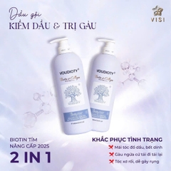 BIOTIN&COLLAGEN TÍM 2 IN 1 KIỀM DẦU, TRỊ GẦU 500ML 1000ML