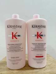 Dầu gội và dầu xả Kérastase Genesis phục hồi sợi tóc yếu, giảm đứt gãy thân tóc