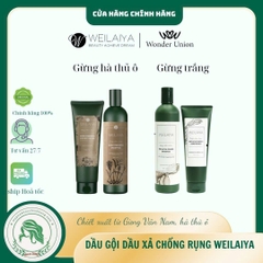CẶP GỘI XẢ WEILAIYA GỪNG BẮC HÀ THỦ Ô 400ML - 250ML