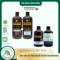 Bộ Dầu Gội Xả Dưỡng Ẩm Sâu Fraicheur Extra Nourishing Shampoo & Conditioner 500ml - 800ml