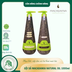 Bộ dầu gội xả trẻ hóa tóc Macadamia Natural Oil Rejuvenating Shampoo & Moisturizing Rinse