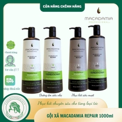 Bộ dầu gội xả dưỡng ẩm siêu nhẹ Macadamia Weightless Repair