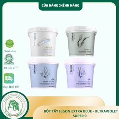 Bột tẩy tóc tím (khử vàng) Elgon I-Blonde Ultra Violet Bleach (Purple Bleach Powder) 500ml
