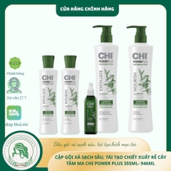 Bộ dầu gội xả CHI Power Plus – Ngăn rụng & Kích thích mọc tóc (CHI Power Plus Hair Renewing)