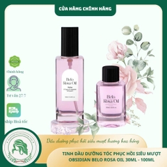 Tinh Dầu Dưỡng Tóc Hoa Hồng Bella Belo Rosa Oil Obsidian 30ml 100ml