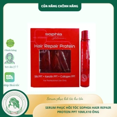 SOPHIA PLATIUM PROTEIN PHỤC HỒI TÓC HƯ NÁT REPAIR AMPOULE 10*13ML