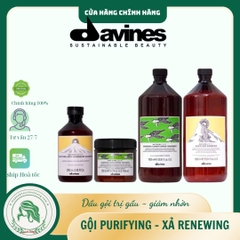 Dầu gội trị gàu Davines Naturaltech Purifying Shampoo 250ml - 1000ml