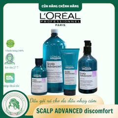 Dầu Gội Làm Dịu Da Đầu Nhạy Cảm L'Oreal Scalp Advanced Anti-Discomfort Shampoo 300ml/500ml/1500ml