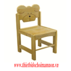 Ghế gỗ mặt gấu