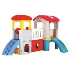 Bộ Liên Hoàn Nhà Leo Cầu Trượt 2 Khối Bộ Liên Hoàn Nhà Leo Cầu Trượt 2 Khối