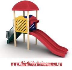 Cầu trượt máng đôi Cầu trượt máng đôi