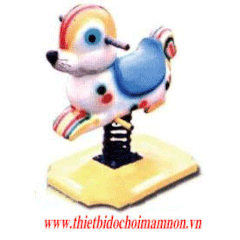 Nhún lò xo con gấu trúc Nhún lò xo con gấu trúc