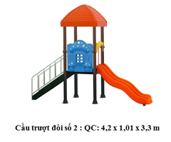 Cầu trượt đôi số 2 Cầu trượt đôi số 2