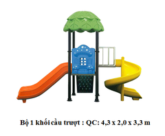 Bộ 1 khối cầu trượt Bộ 1 khối cầu trượt