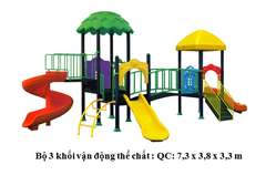 Bộ 3 khối vận động thể chất Bộ 3 khối vận động thể chất