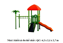 Nhà 1 khối xà đu thể chất Nhà 1 khối xà đu thể chất