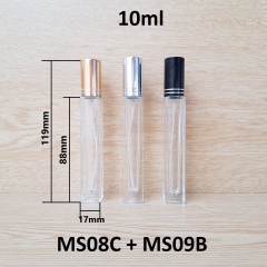 Chai vuông phun sương 2 viền 10ml
