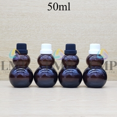 Chai hồ lô nắp dày 50ml