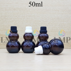 Chai hồ lô nắp dày 50ml