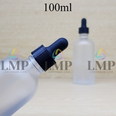 Chai tinh dầu phun mờ nắp bóp khoen nhựa sọc 100ml