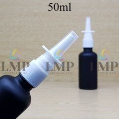 Chai tinh dầu phun mờ xịt mũi vuông thẳng 50ml