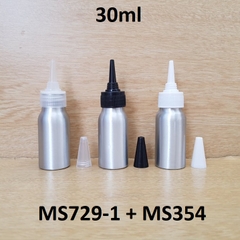 Chai nhôm nắp nhọn 30ml