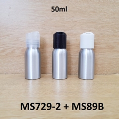 Chai nhôm nắp nhấn 50ml
