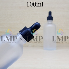 Chai tinh dầu phun mờ nắp bóp khoen nhựa sọc 100ml