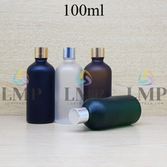 Chai tinh dầu phun mờ nắp xi KO viền 100ml