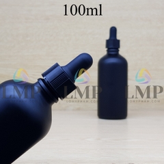 Chai tinh dầu phun mờ nắp bóp khoen nhựa sọc 100ml