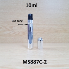 Chai chiết nước hoa màu bóng 10ml